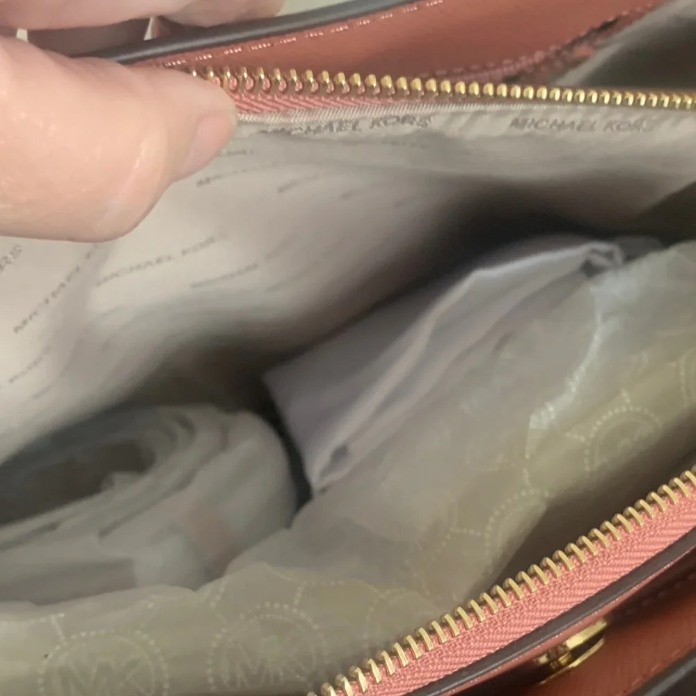 Michael Kors Antique Rose/Pink Satchel Bag.